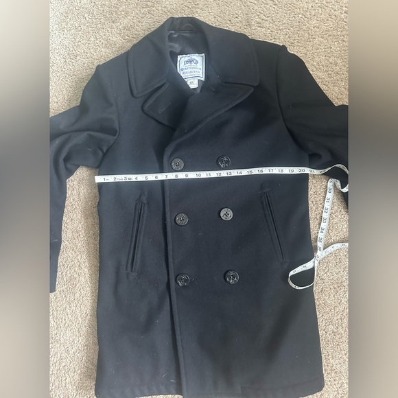 Vintage Sterlingwear USA Peacoat Black Men's Large 40L - Picture 2 of 6